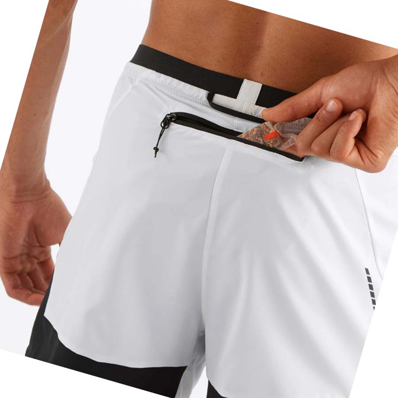 Salomon CROSS 2IN1 Shorts Herr Vita | OZVCHRS-19