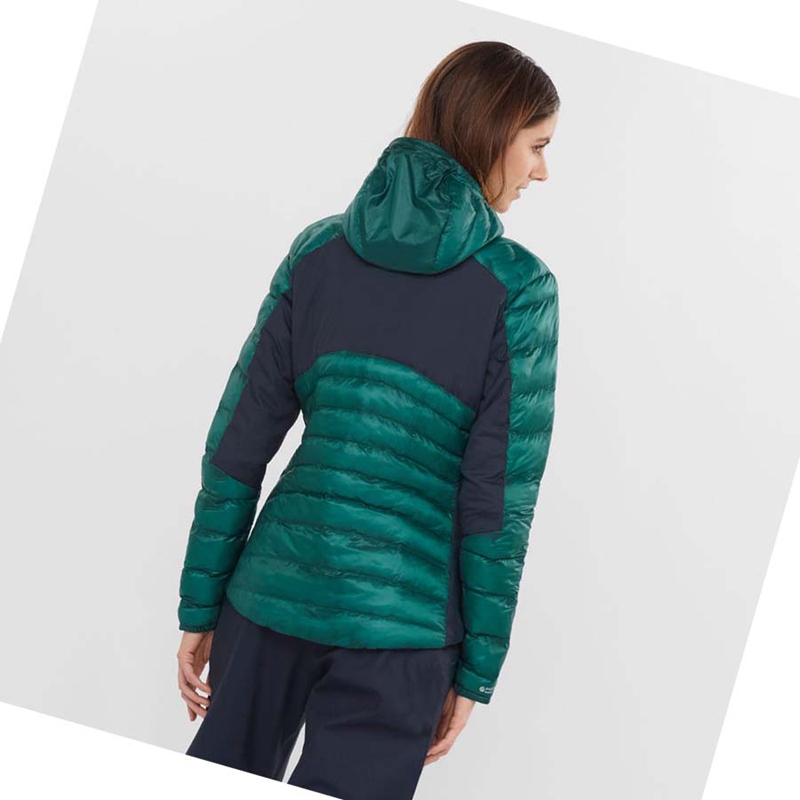 Salomon OUTPEAK PRIMALOFT INSULATED Jacka Dam Gröna | ONKDXIJ-57