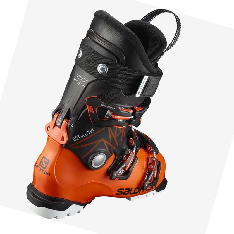 Salomon QST ACCESS 70 T Pjäxor Barn Orange Svarta | UXLQIRJ-78
