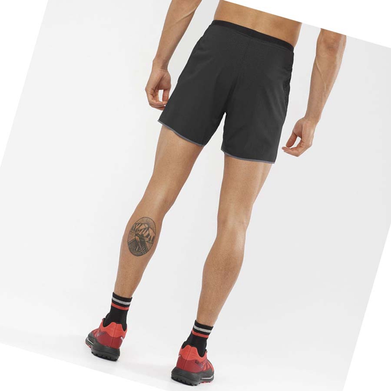 Salomon SENSE AERO 5'' Shorts Herr Svarta | OWJTEQF-67