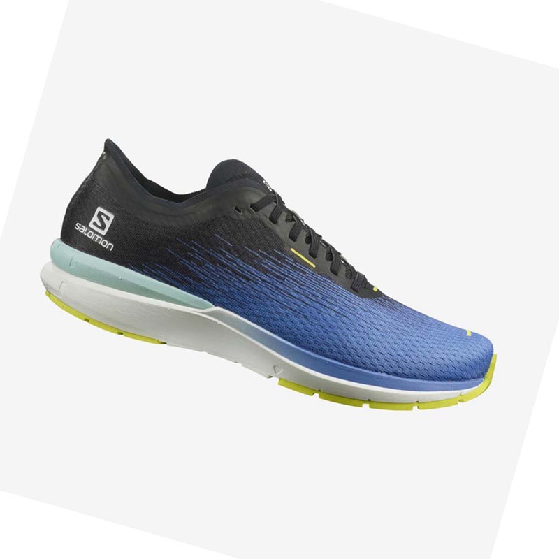 Salomon SONIC 4 Accelerate Löparskor Herr Blå Vita | BHDCKWS-67