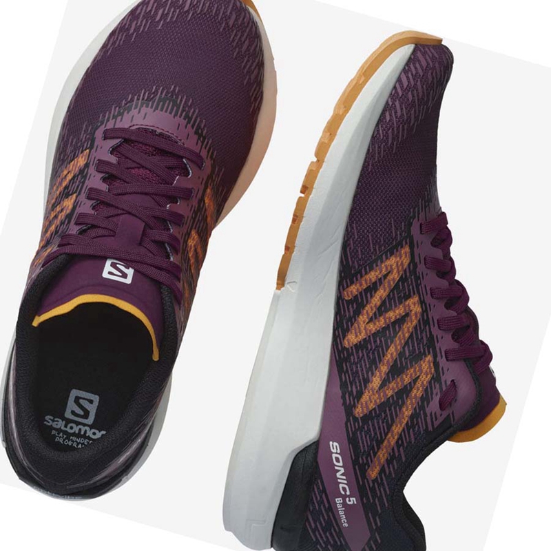 Salomon SONIC 5 BALANCE Löparskor Dam Röda | ECVSAKB-07