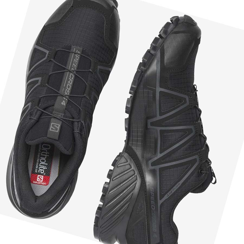 Salomon SPEEDCROSS 4 WIDE FORCES Stövlar Herr Svarta | RPYAVGW-40