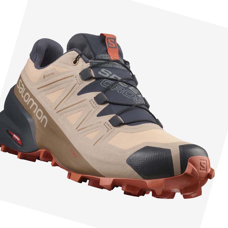 Salomon SPEEDCROSS 5 GORE-TEX Trail löparskor Dam Turkos | GKWOQZN-50
