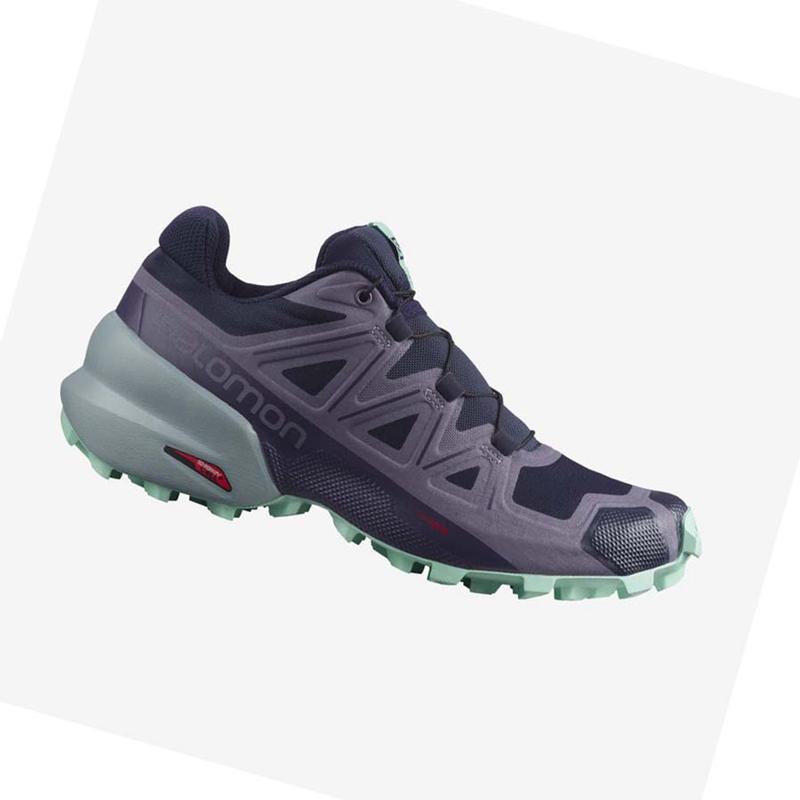 Salomon SPEEDCROSS 5 Trail löparskor Dam Lila | IWZJGSD-71