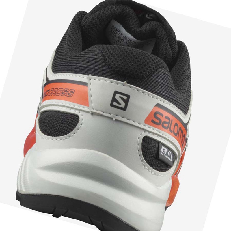 Salomon SPEEDCROSS CLIMASALOMON™ WATERPROOF Trail löparskor Barn Svarta Rosa | NCAHJRU-30