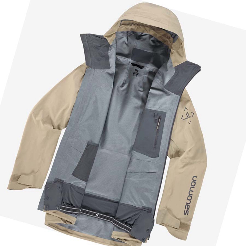 Salomon S/LAB QST GORE-TEX PRO 3L Skidjackor Herr Bruna | VROSFNJ-06