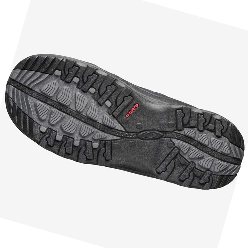 Salomon TOUNDRA FORCES CLIMASALOMON™ WATERPROOF Stövlar Dam Svarta | QKOEBTH-17