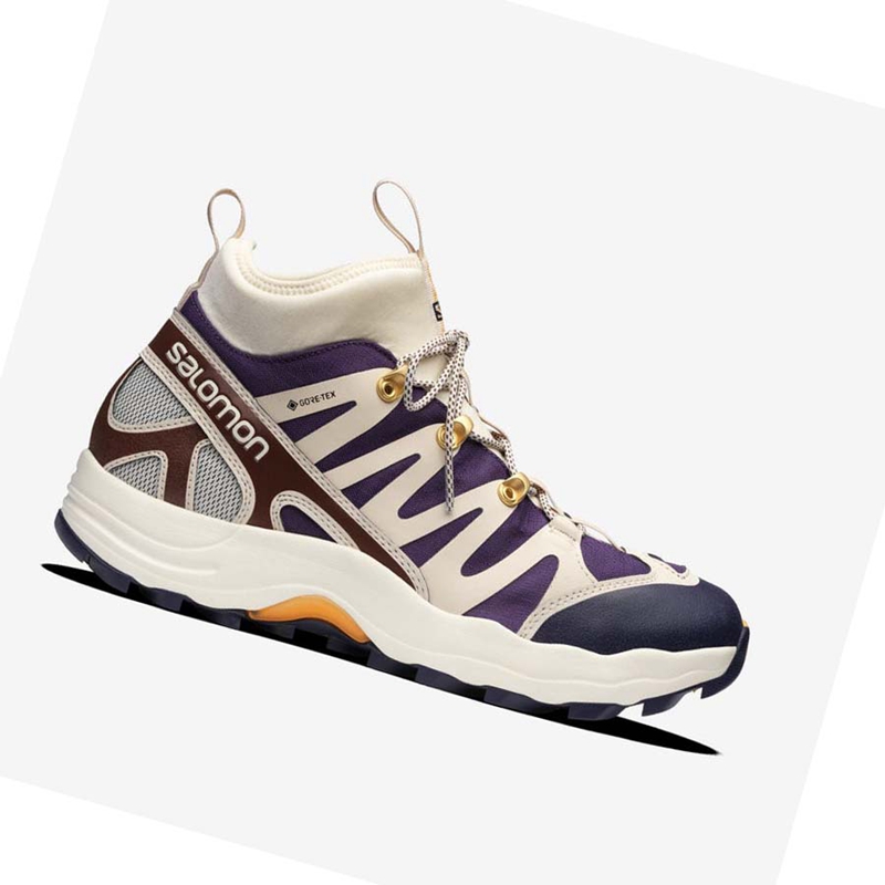 Salomon XA PRO 1 MID GORE-TEX Sneakers Dam Beige | JKQHRXY-25