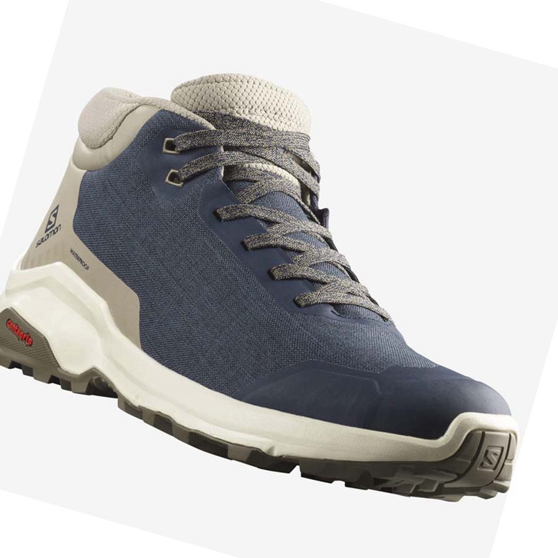 Salomon X REVEAL CHUKKA CLIMASALOMON™ WATERPROOF Vinterkängor Herr Bruna | XCPELKU-86